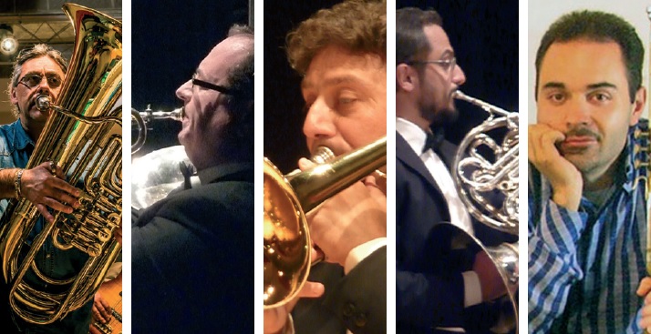 Concerto Quintetto d’Ottoni Aeris. Anfiteatro di Bucine. 29/07/2015