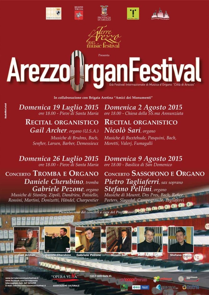 Locandina Arezzo Organ Festival