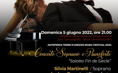 Anteprima Terre d’Arezzo Music Festival 2022: “Salotto fin de Siecle” 05.06.2022