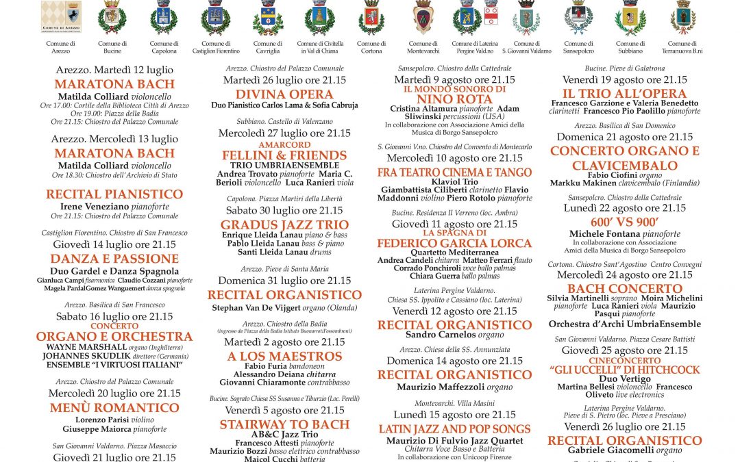 Taglio del nastro per “Terre d’Arezzo Music Festival 2022”
