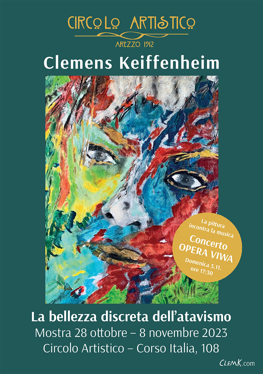 La pittura incontra la musica . Mostra ClemK. Circolo Artistico di