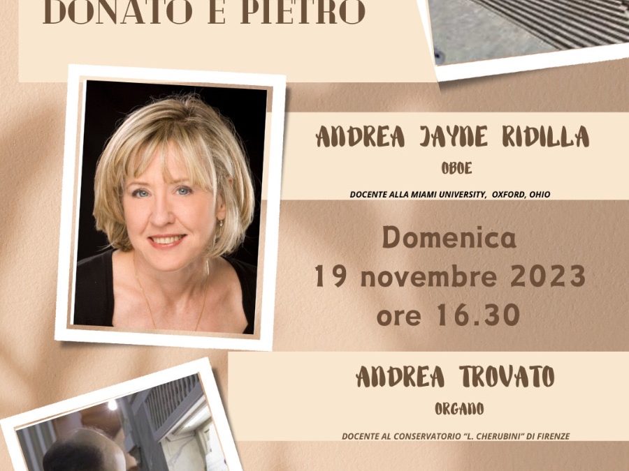 Concerto Oboe e Organo. Cattedrale dei SS Pietro e Donato. Arezzo 19.11.2023