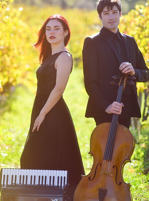 “Concerto violoncello e fisarmonica”. Cavriglia, Piazza di Montegonzi. 19.08.2024